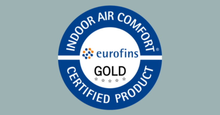 „Indoor Air Comfort Gold“ sertifikatas